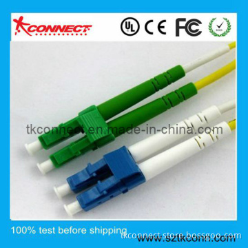 Single Mode Duplex Fiber Patchlead LC/PC-LC/APC